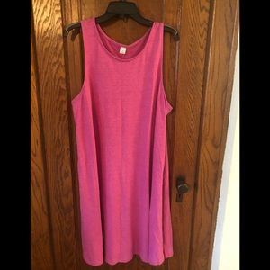 Aline comfy dress in pretty pink